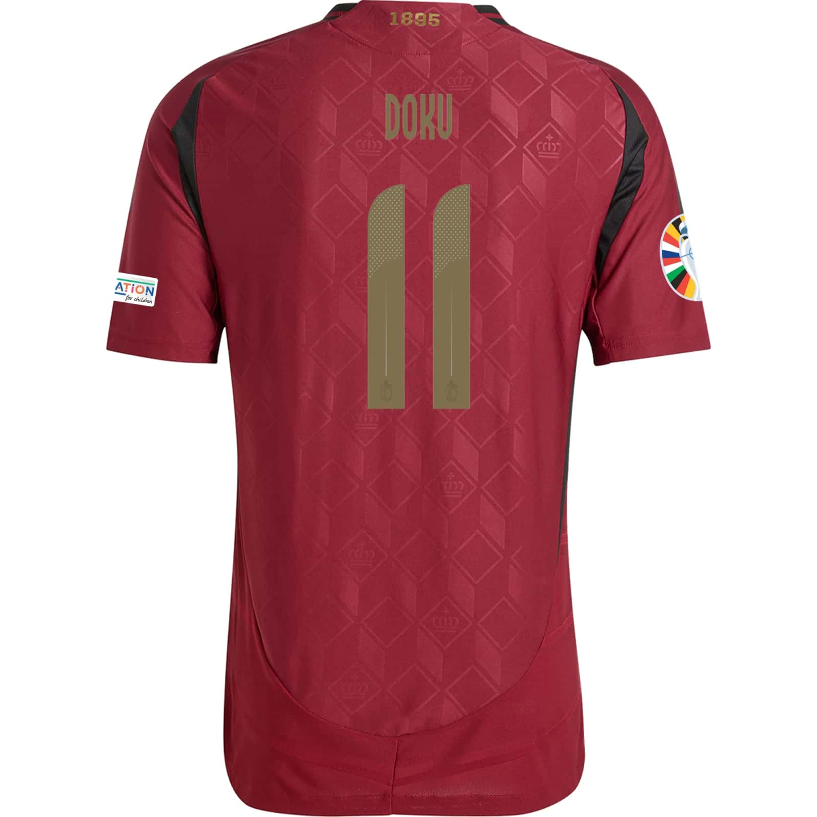 Jérémy Doku - Belgium 24/25 Authentic Home Jersey