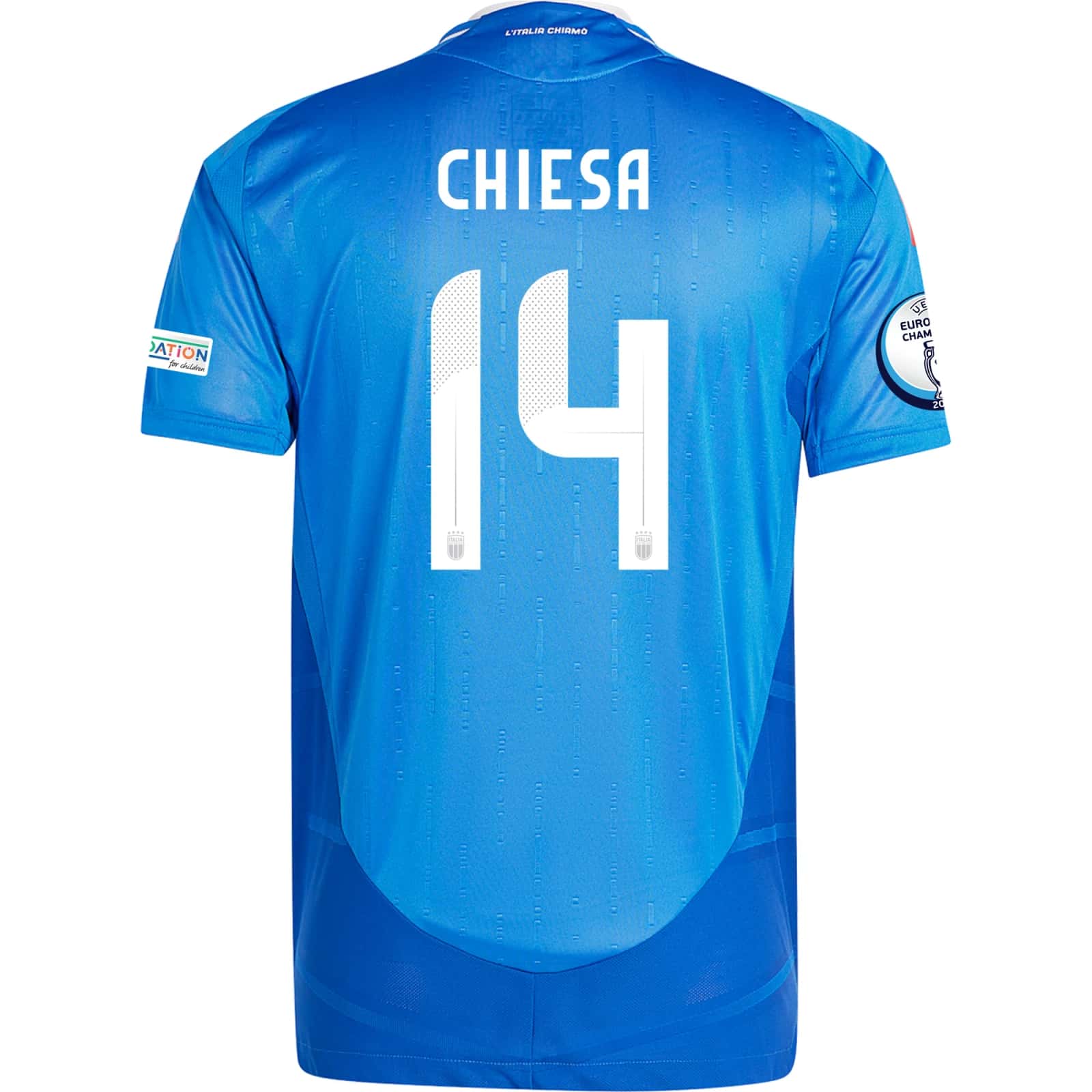 Federico Chiesa - Italy 24/25 Authentic Home Jersey