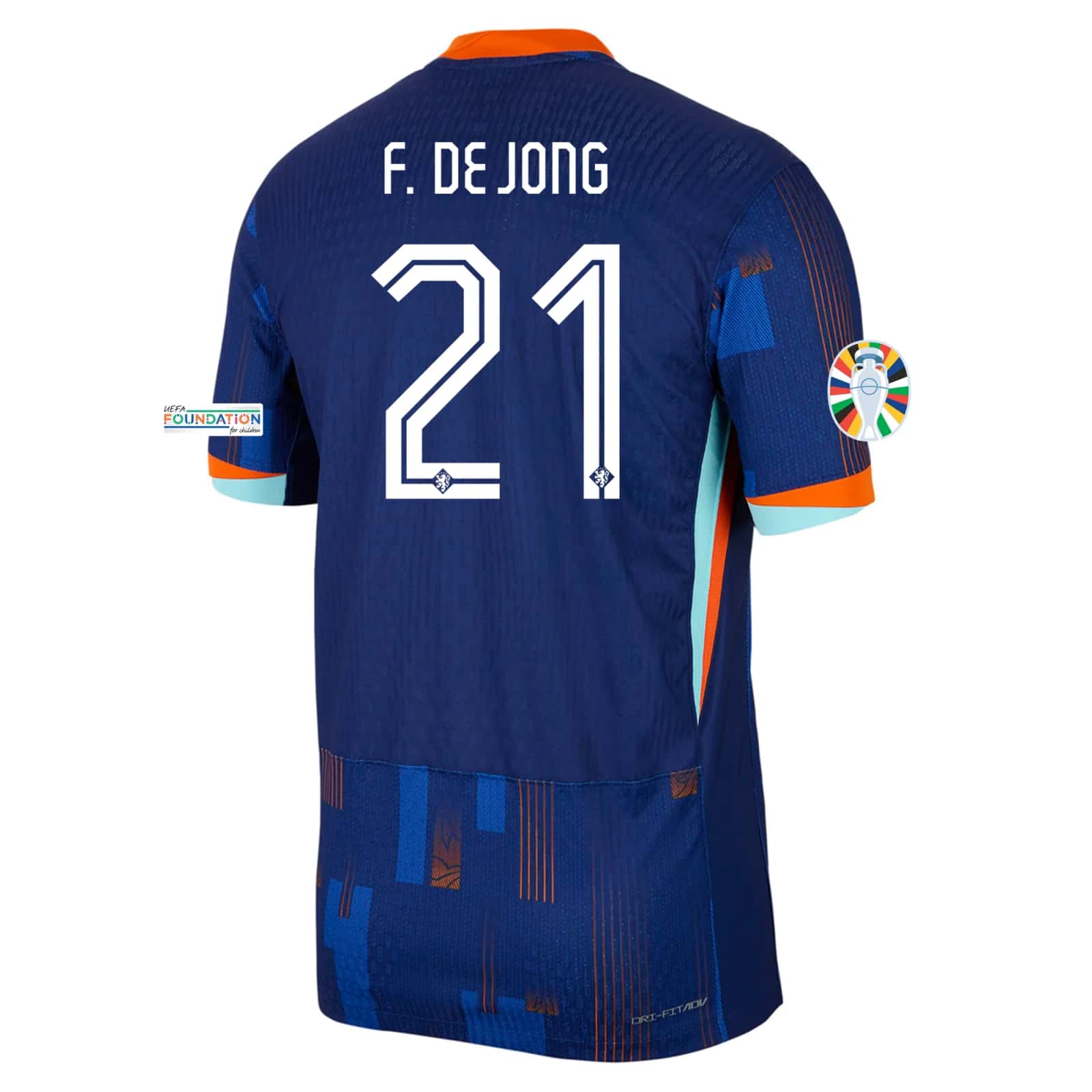 Frenkie de Jong - Netherlands 24/25 Authentic Away Jersey
