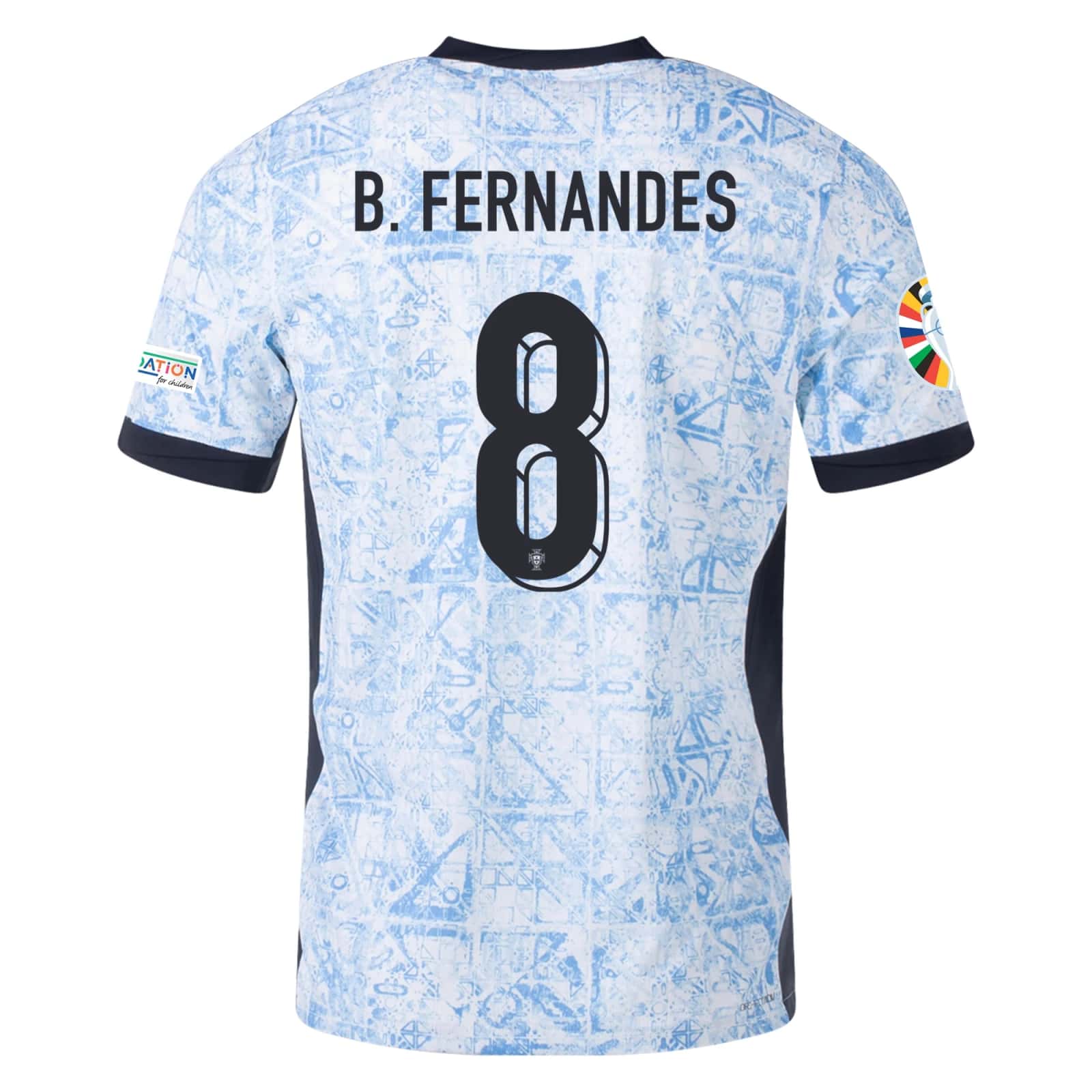 Bruno Fernandes - Portugal 24/25 Authentic Away Jersey