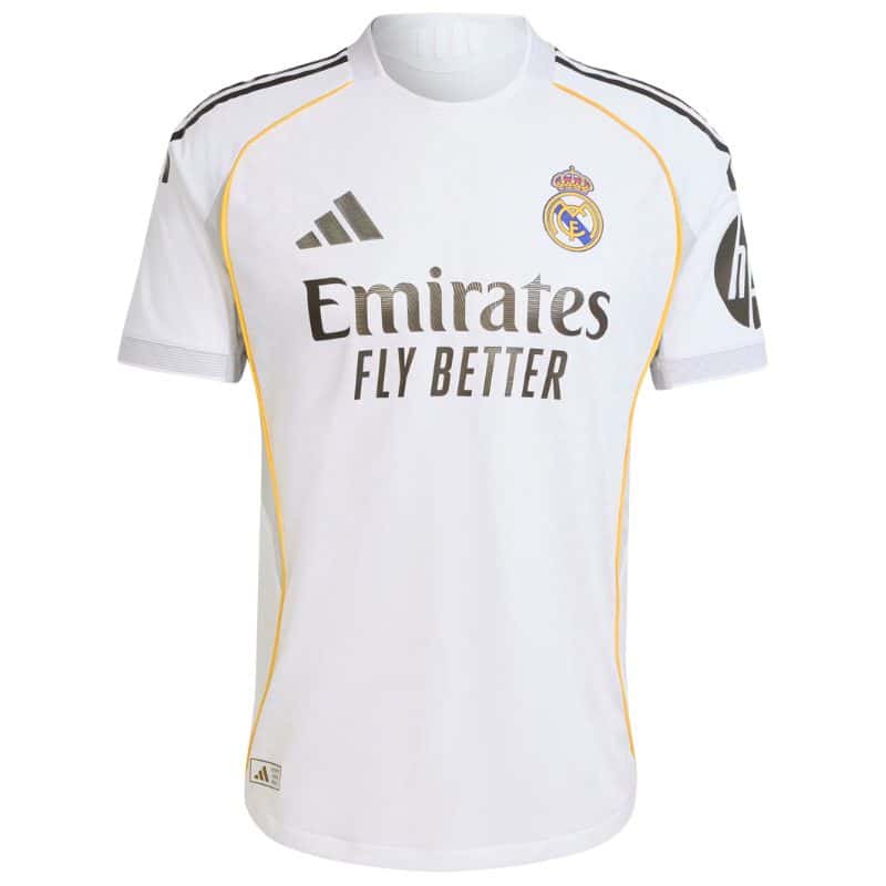Real Madrid 25/26 Authentic Home Jersey
