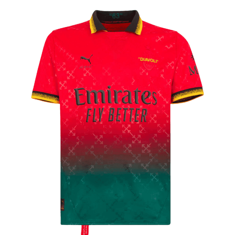 RED JERSEY PUMA X AC MILAN X OFF-WHITE™ 2024/25