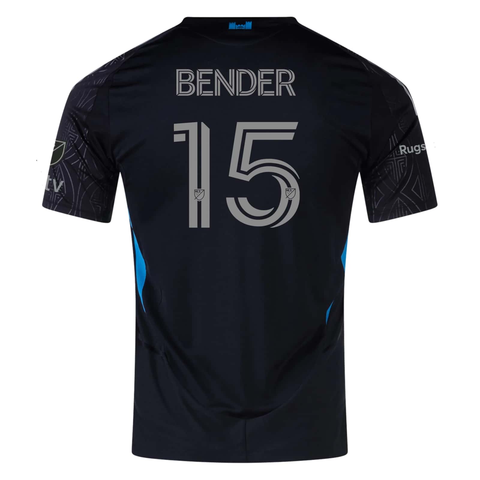 Ben Bender Charlotte FC 2025 Authentic Away Jersey by adidas