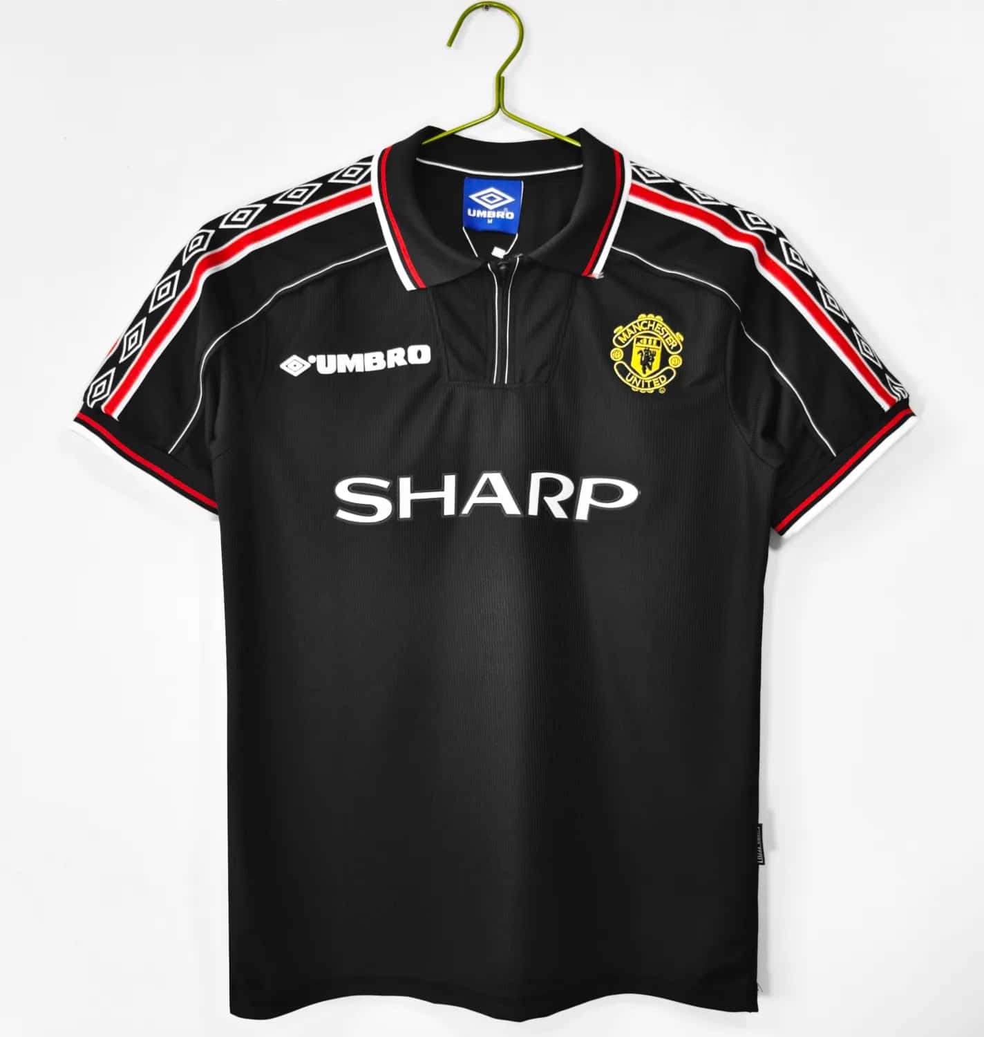 Manchester United Black Retro Jersey 1998-99
