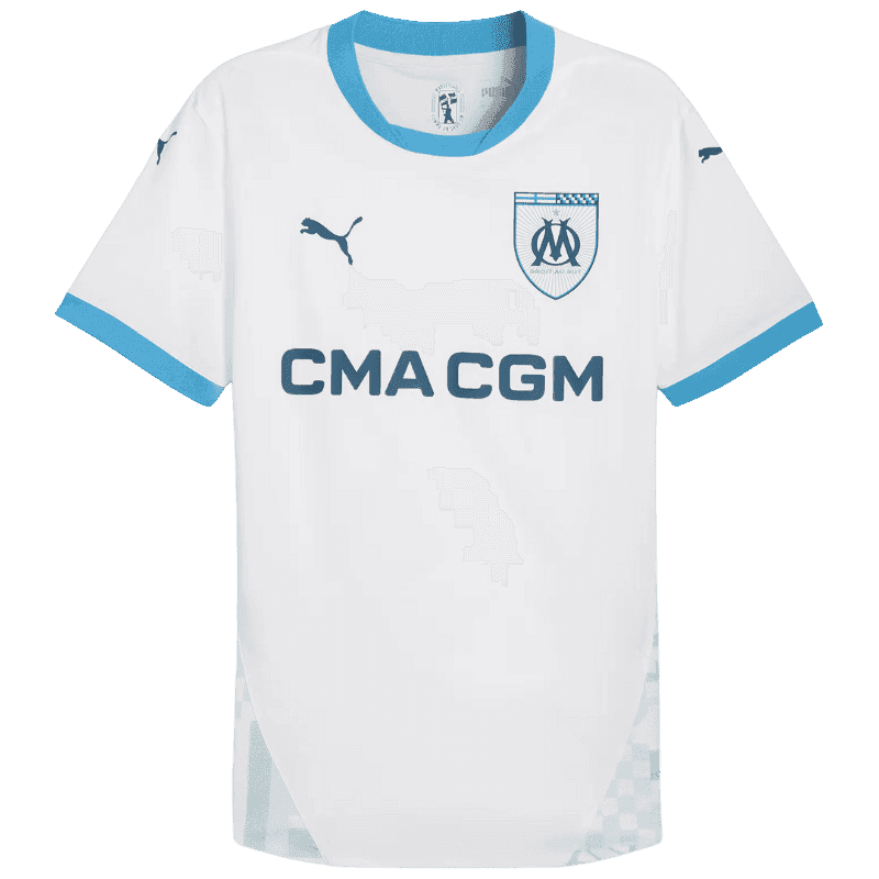Olympique Marseille Jersey – 24/25 Authentic Home Kit