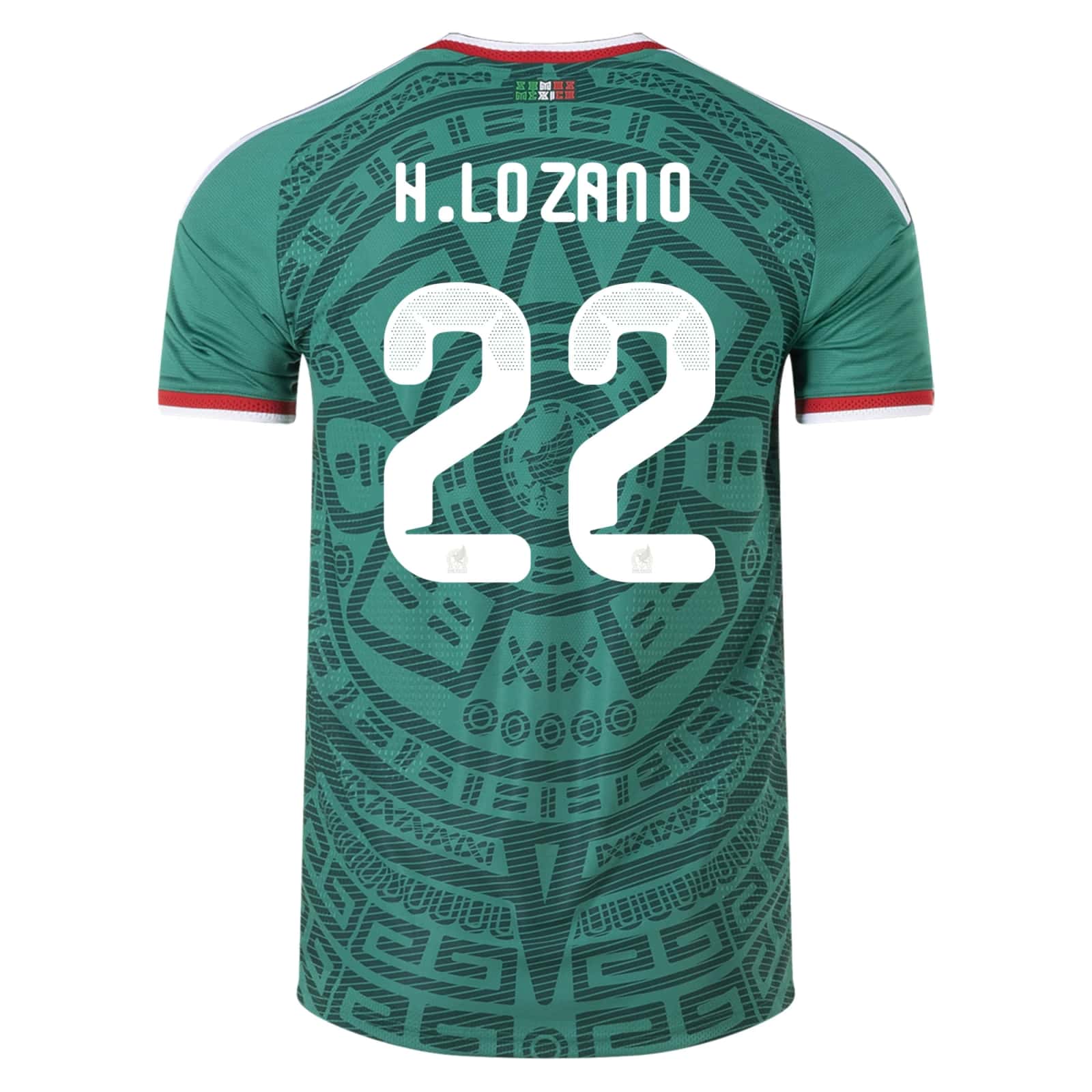Hirving Lozano Mexico 26/27 Authentic Home Jersey