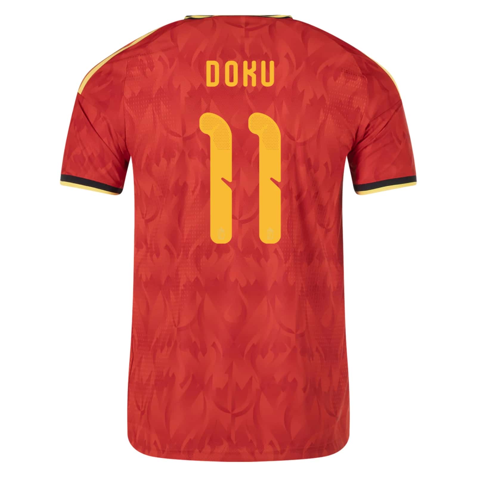 Jérémy Doku Belgium 2026/27 Adidas Authentic Home Jersey