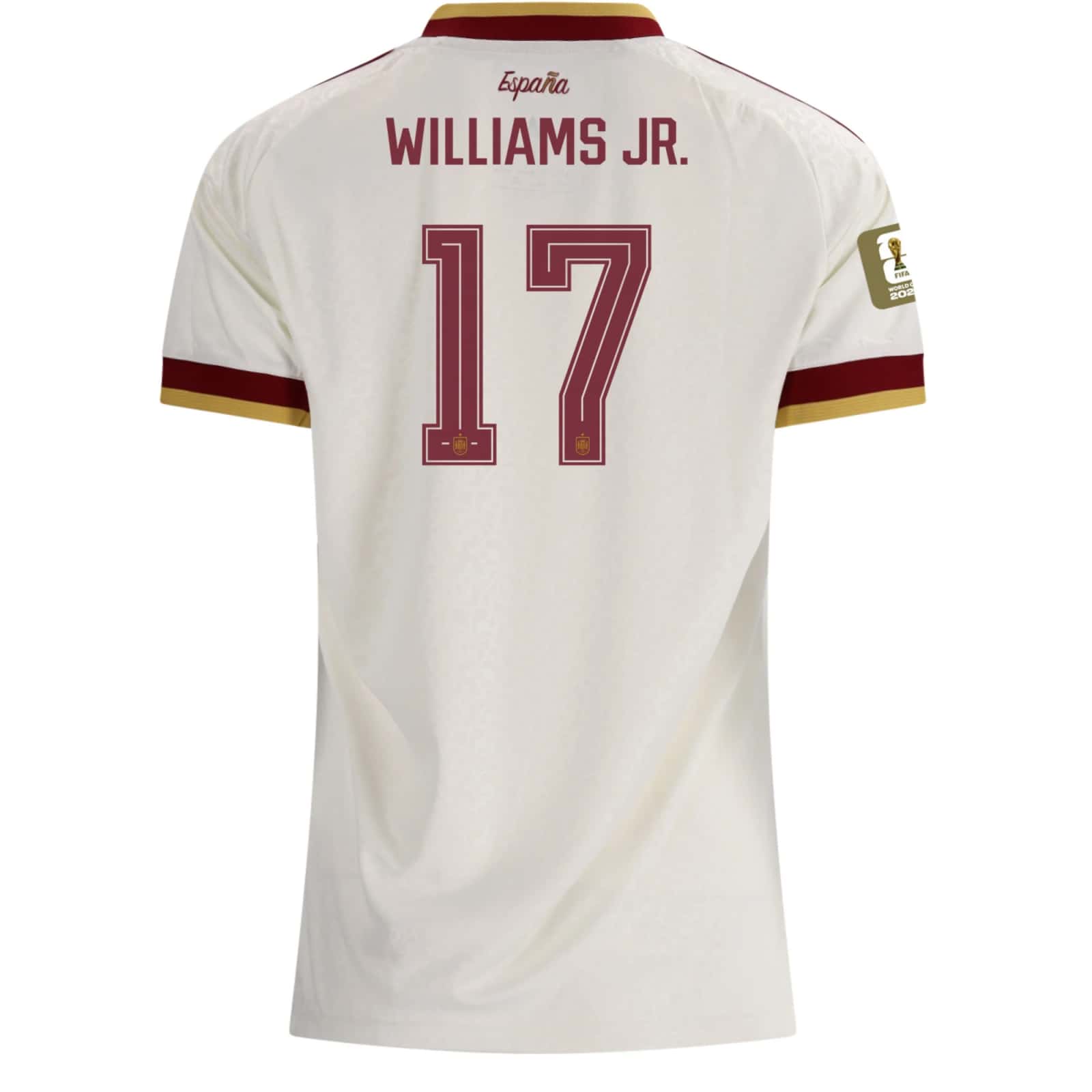 Nico Williams Spain 2026/27 Adidas Women's Away Jersey