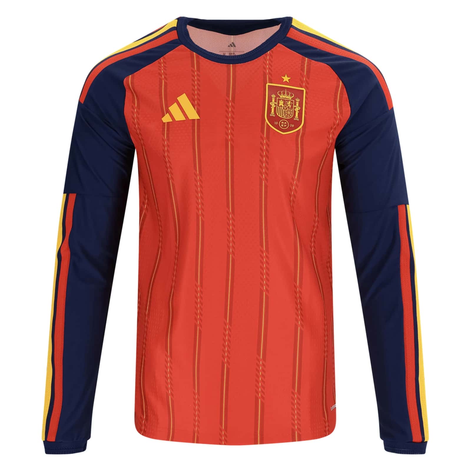 Spain 2026/27 Adidas Long Sleeve Authentic Home Jersey