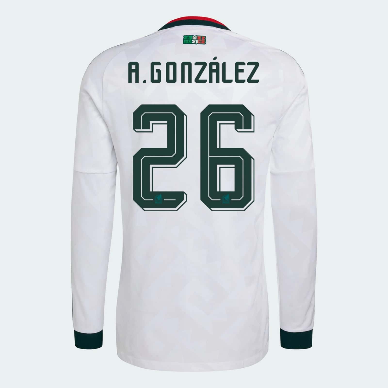Hormiga Mexico 2026/27 Adidas Long Sleeve Authentic Away Jersey