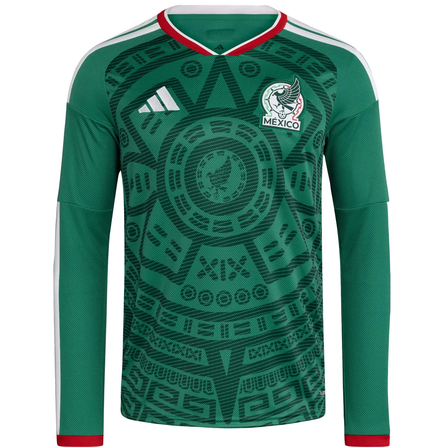 Mexico 2026 Adidas Long Sleeve Home Jersey