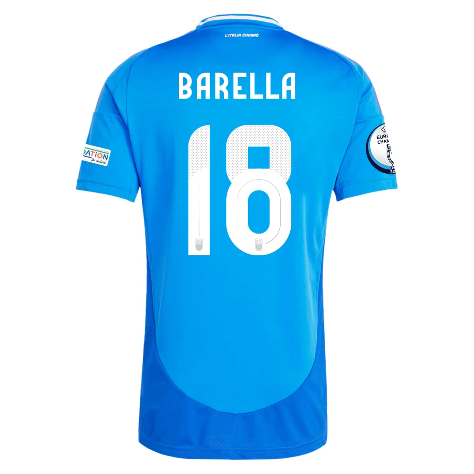 Nicolò Barella - Italy 2024 Home Jersey