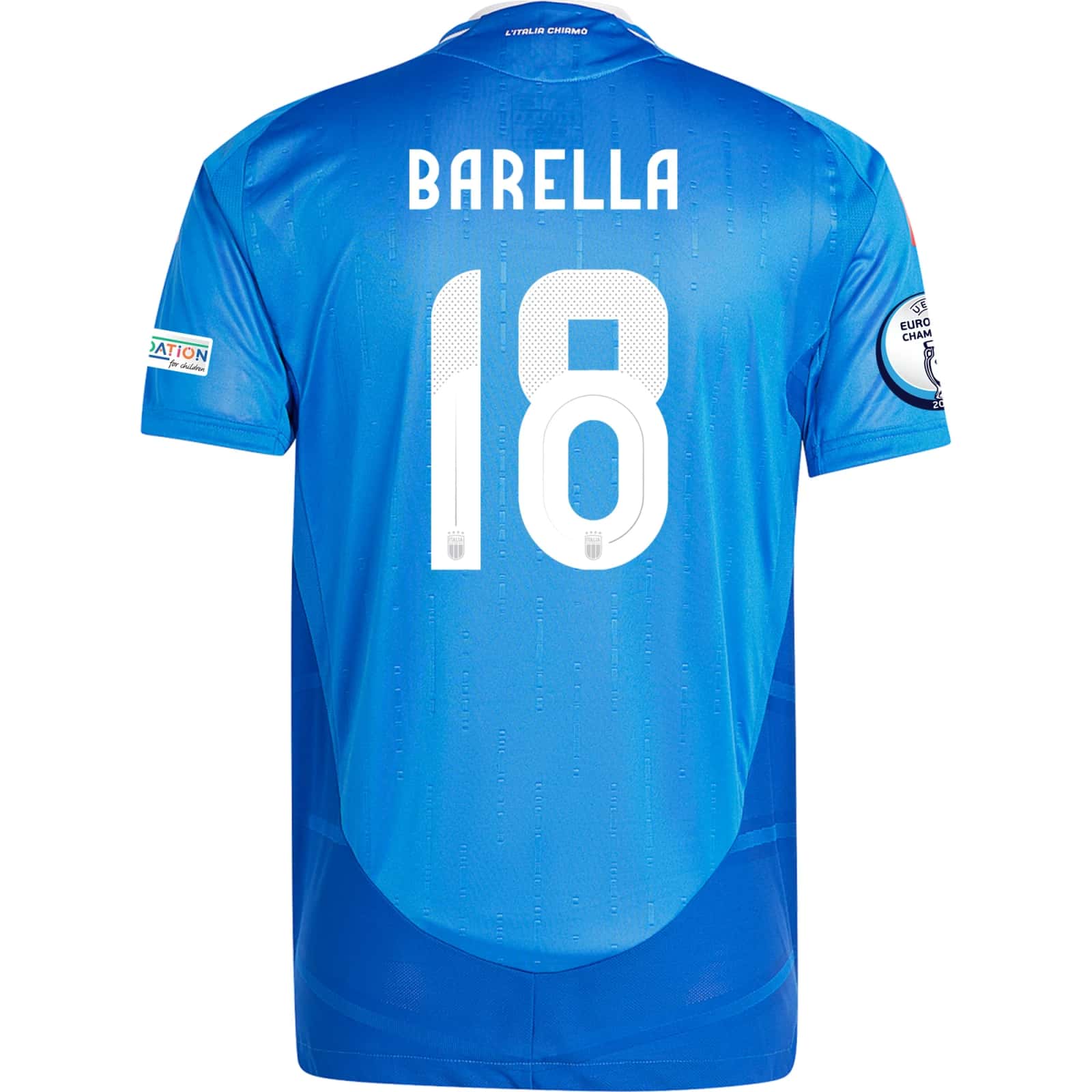 Nicolò Barella - Italy 24/25 Authentic Home Jersey