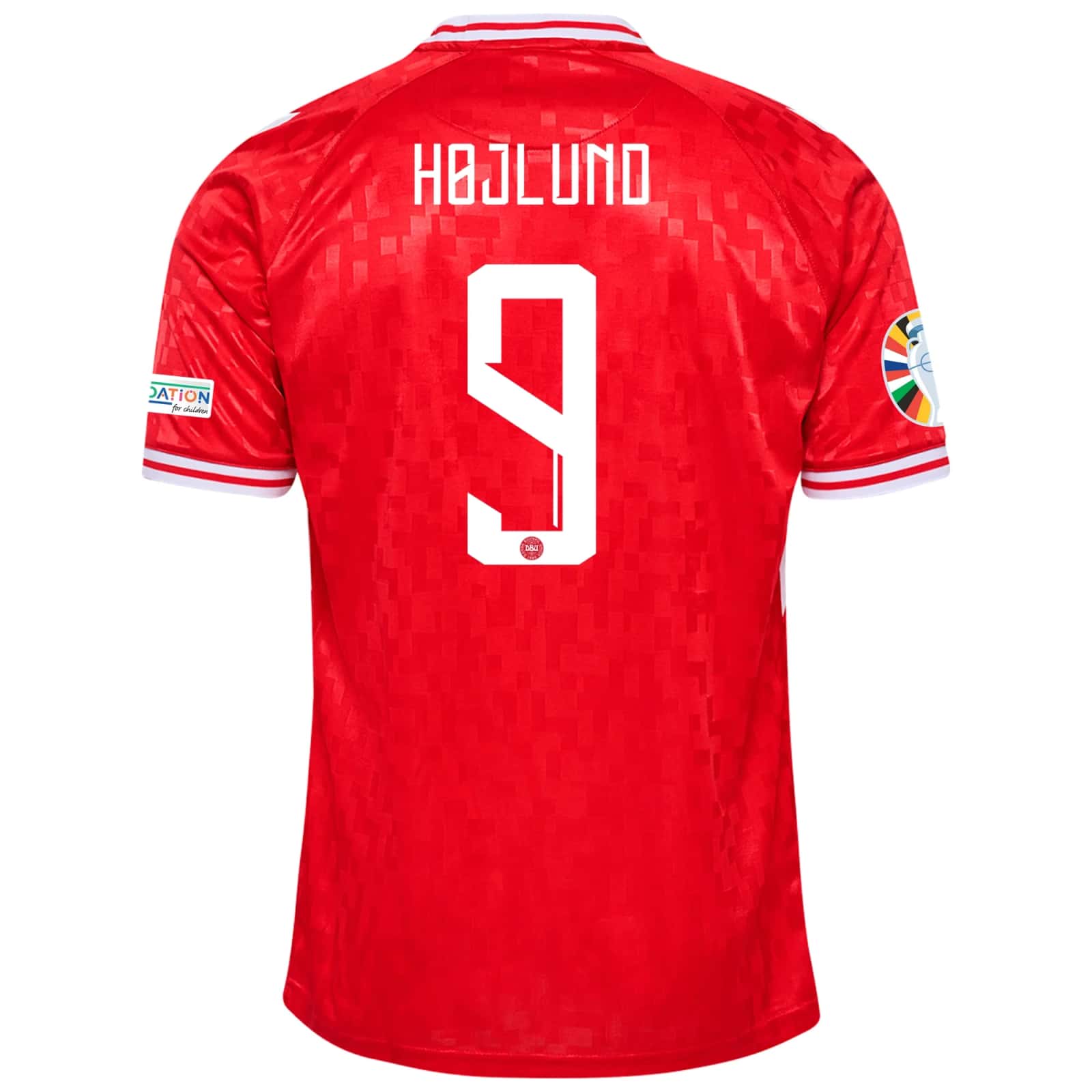 Rasmus Højlund - Denmark 24/25 Home Jersey