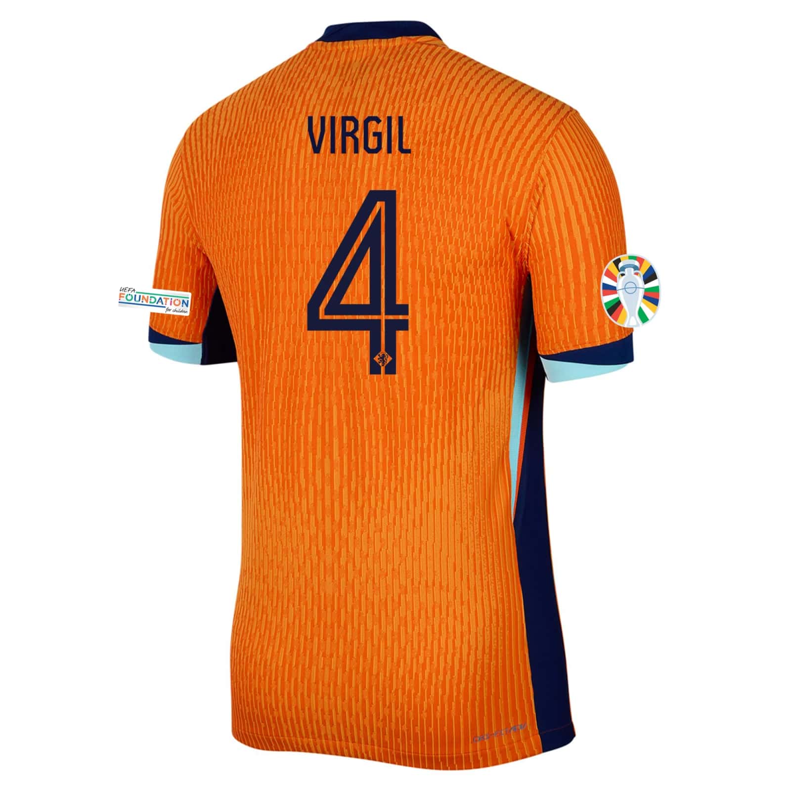 Virgil van Dijk - Netherlands 24/25 Authentic Home Jersey