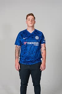 David wearing a size XL jersey