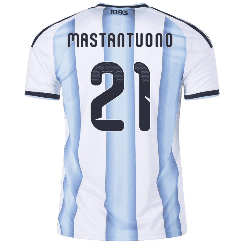 Franco Mastantuono Argentina 26/27 Home Jersey
