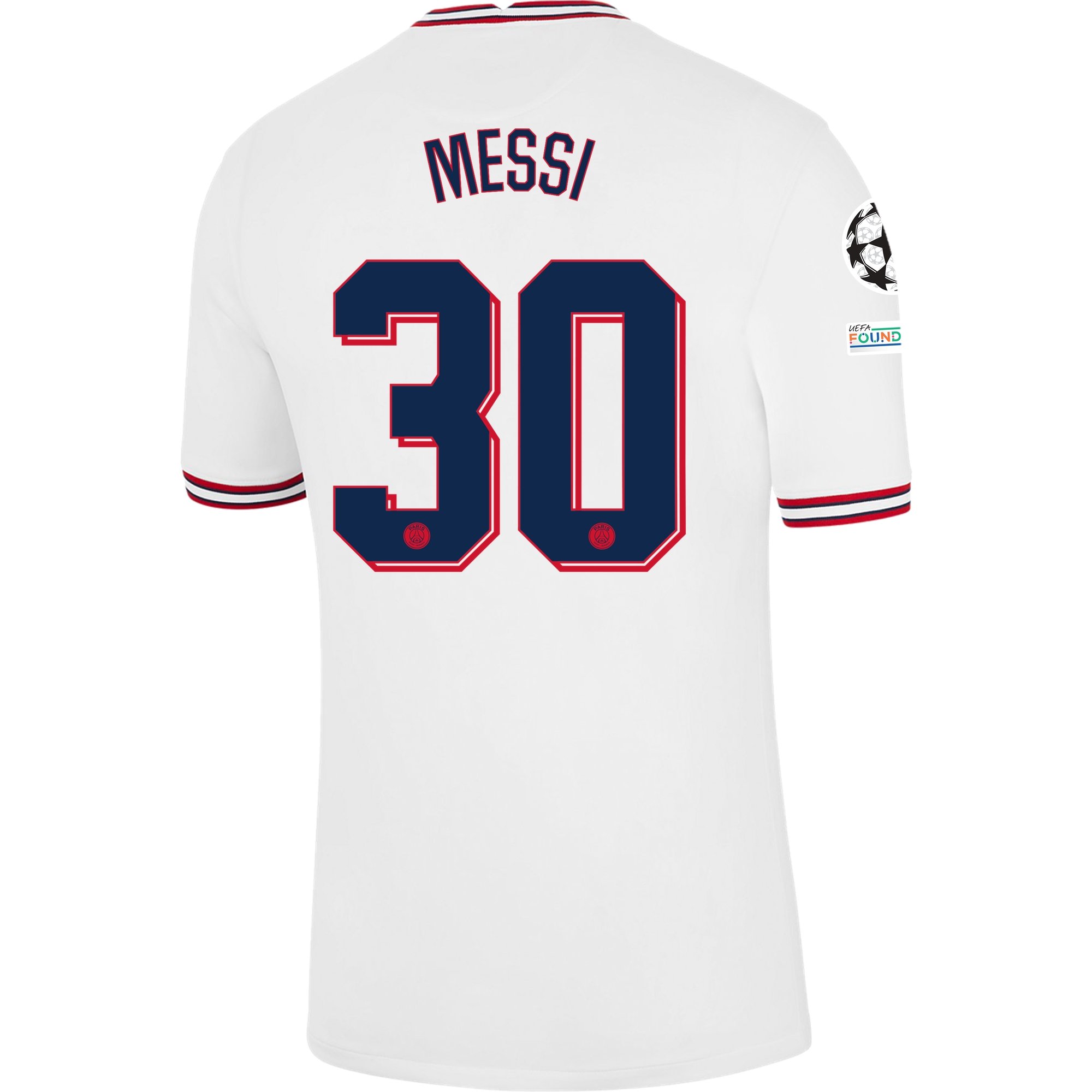 Messi 30 Paris Saint-Germain (PSG) 21/22 Fourth Jersey - SideJersey