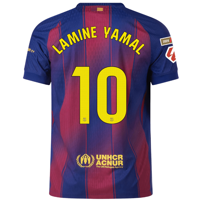 Lamine Yamal Barcelona 24/25 UCL Home Jersey by Nike