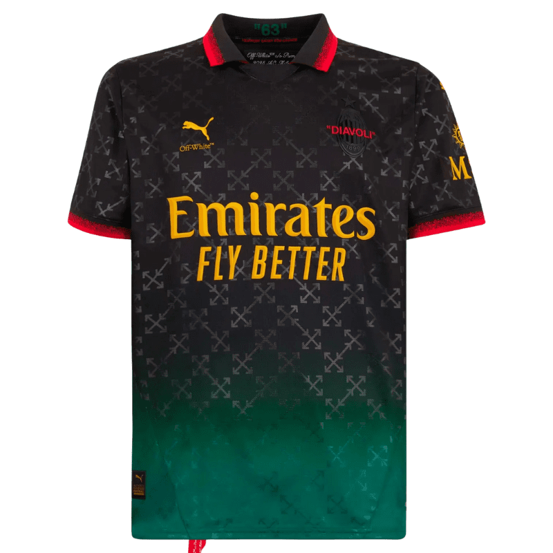 BLACK JERSEY PUMA X AC MILAN X OFF-WHITE™ 2024/25