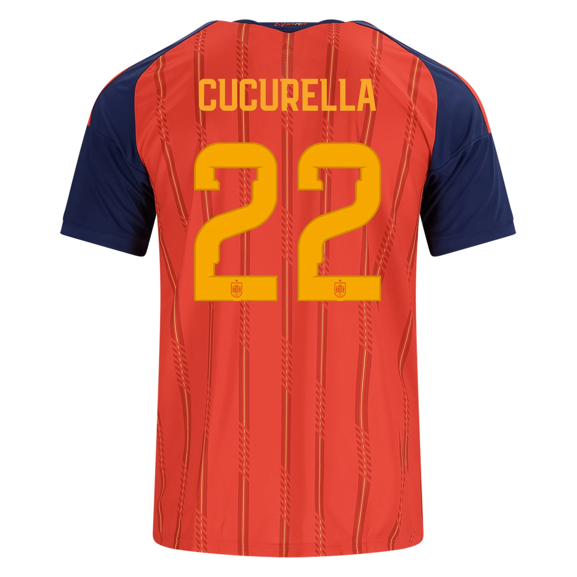  スペイン代表 長袖 ユニフォーム CUCURELLA 22 Marc Cucurella Spain 2026/27 Home Jersey | SideJersey