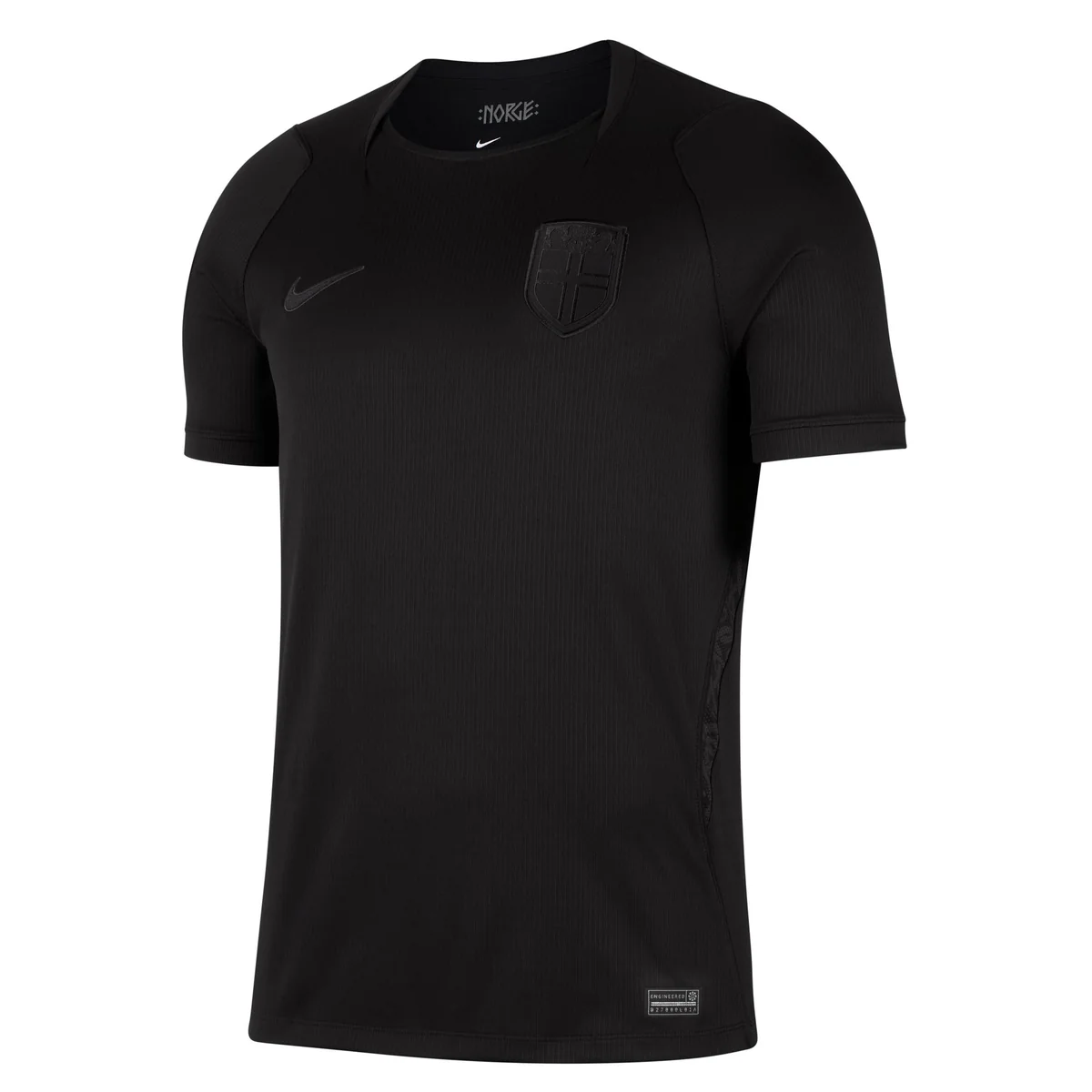 Norway 2026 Nike black away jersey — alternate Norwegian national team kit in matte black