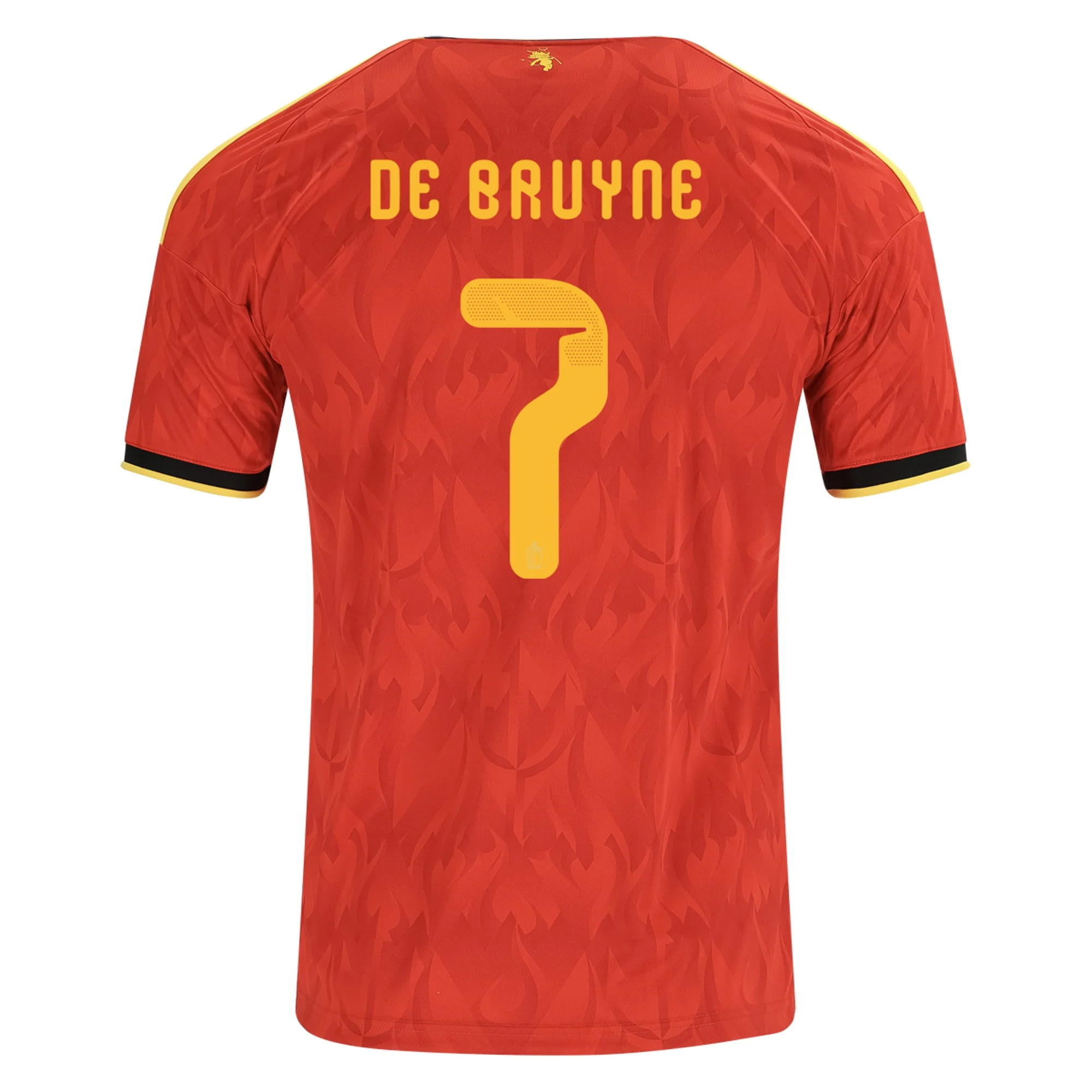Kevin De Bruyne Belgium 2026/27 Adidas Home jersey front view