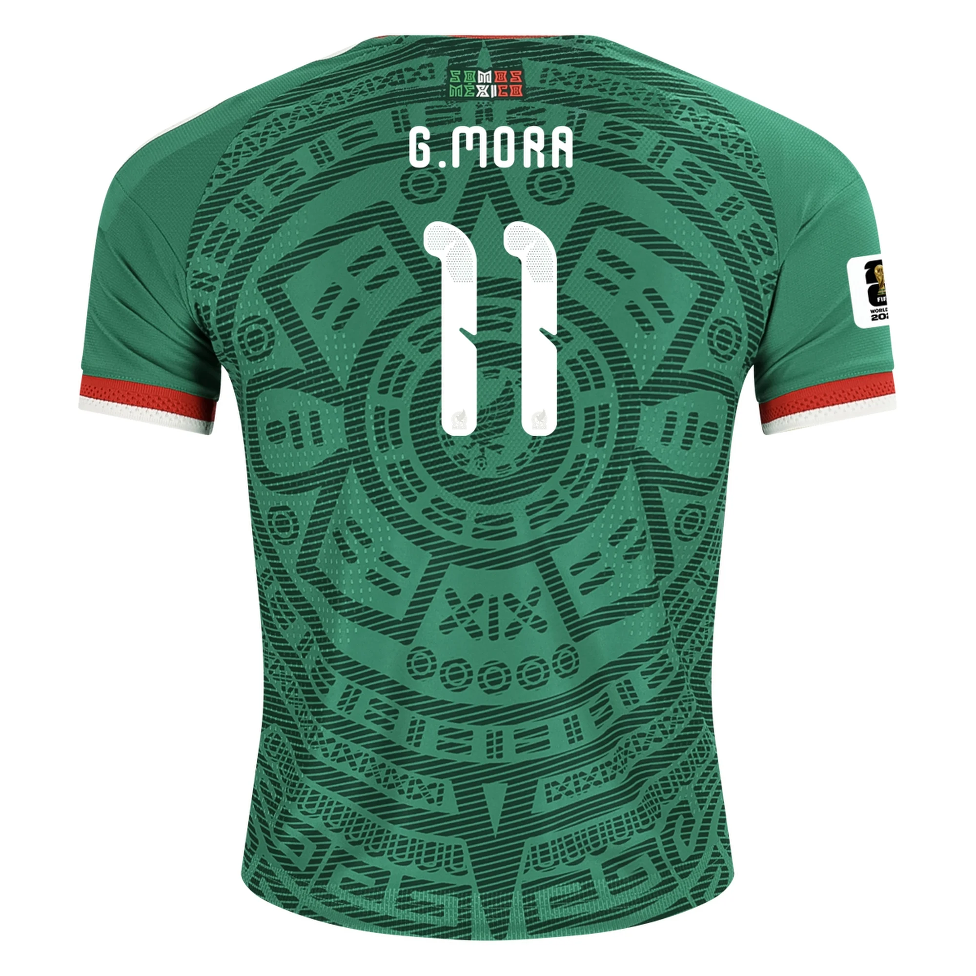 Gilberto Mora Mexico 2026/27 Adidas Authentic Home Jersey