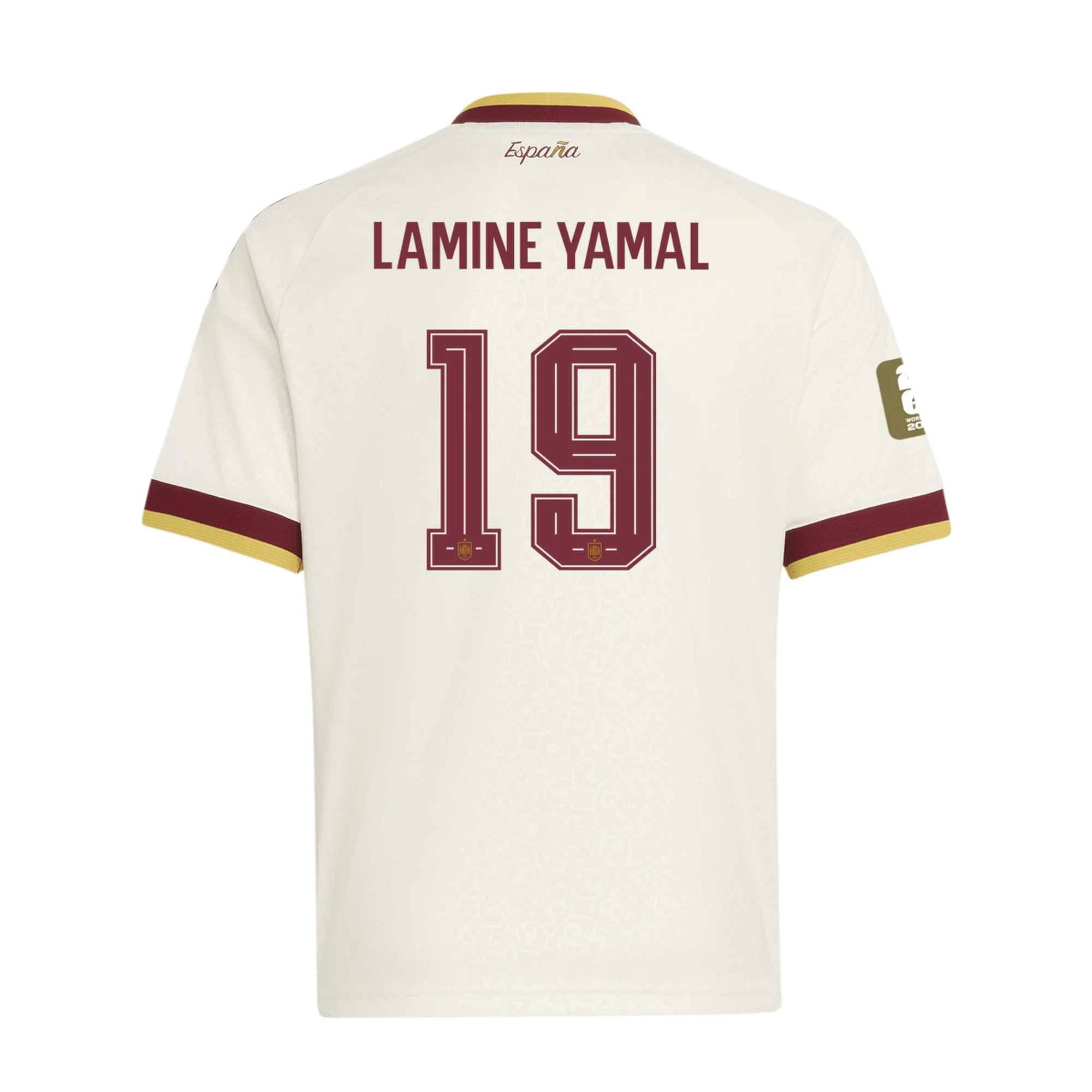 Lamine Yamal Spain 2026/27 Adidas Youth Away Jersey